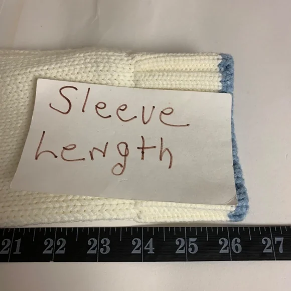 Turtleneck Sweater Snowflake Sequins Winter Grandma Mature Modest Women’s SZ XL - Picture 8 of 10